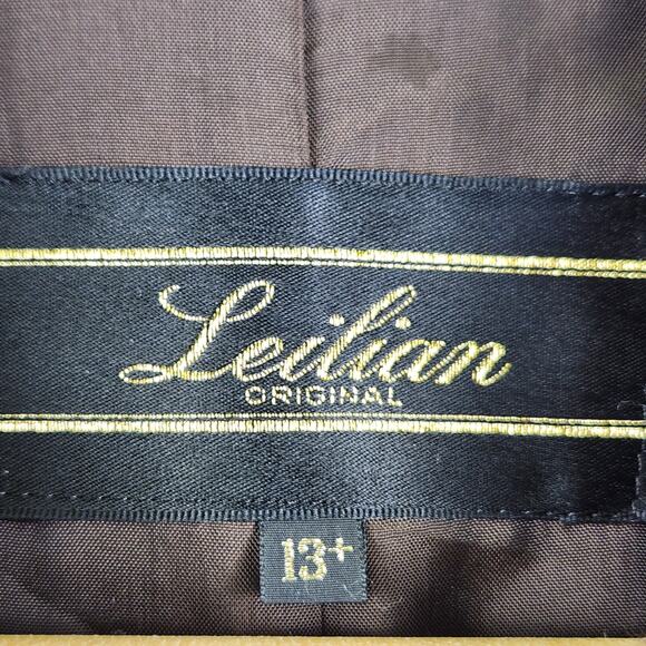 Leilian Original Japanese Designer Wool Jacket Women’s SZ LG Chocolate Brown EUC - Picture 4 of 16